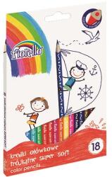 Fiorello Цветни моливи fiorello триъгълни 18 броя 170-2187 (170-2187)