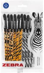 Zebra Химикалка ZEBRA Doodlerz с рисунка на животни 1, 0 мм, синя 10 бр. /опаковка 02617 (02617)