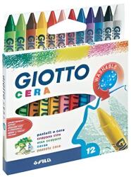 GIOTTO Мазен молив GIOTTO Cera кръгъл заострен 12 цвята 281200 (281200)