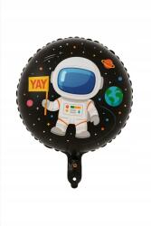 PartyBee Fólia lufi Astronauta kerek 45cm Űr Születésnap Fiúnak