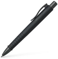 Faber-Castell Химикалка, 0, 7 мм, с бутон, черно перо, FABER-CASTELL "Poly Ball Urban", синя 241190 (241190)