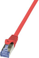 LogiLink Пач кабел PrimeLine, Cat. 6A, S/FTP, червен, 3 м