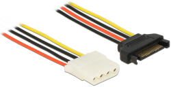 Delock Захранващ кабел Delock SATA 15 pin male 4 pin female 30 cm