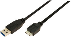 LogiLink USB 3.0 кабел с конектор A-B Micro 2x мъжки 2.00 метра (CU0027)