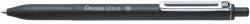 Pentel Химикалка, 0, 35 мм, с бутон, PENTEL "iZee", черна BX467-A (BX467-A)