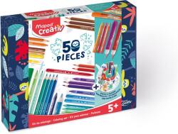 Maped creativ Комплект за оцветяване с поставка за писалка, 50 части, maped creativ 907037 (907037)
