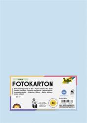 FOLIA Декоративен картон, 2 страници, A4, 300 g, 50 листа, FOLIA, ледено синьо 614/50 39 (614/50 39)