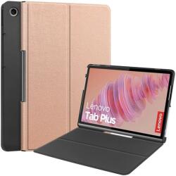 Gigapack Lenovo Tab Plus GIGAPACK Калъф за поставяне, кожен ефект FLIP, странично отваряне, GOLDEN GP-181790 (GP-181790)