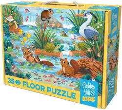 Cobble Hill Puzzle Cobble Hill din 35 de piese - Castorul și prietenii (55148) Puzzle
