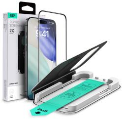 ESR iPhone 17 Pro Max ESR ULTRAFIT протектор за екран стъкло 2.5D, 9H + рамка, BLACK GP-181252 (GP-181252)