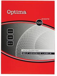 Optima Етикет optima 32109 кръгъл 60 мм 1200 етикета/кутия 100 листа/кутия (32109)