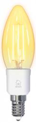 DELTACO SMART HOME SH-LFE14C35 LED крушка, E14, волфрамова свещ, WIFI, 4, 5 W, бяла, регулируема