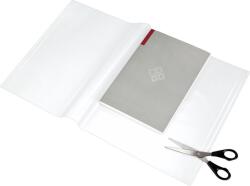 Panta Plast Корица за тетрадки и книги, прозрачна, гланцирана повърхност, с регулируем ръб, със самозалепваща се лента 550x310 mm, PP, PANTA PLAST 0302-0076-00 (0302-0076-00)