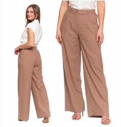 Moraj Elegáns Női Magas derekú Lenvászon Nadrág Széles Divatos Moraj 3XL (OSD5500-003)