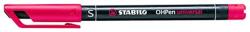 STABILO Алкохолен маркер 1 мм, STABILO "OHPen M", червен 843/40 (843/40)