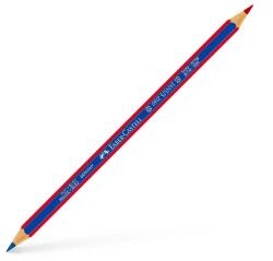 Faber-Castell Janus шестоъгълна тънка червено-синя пощенска марка FC116000 (FC116000)