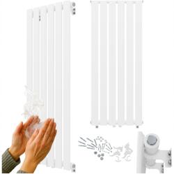 Granitan Dekoratív függőleges radiátor 1100x450 Fehér radiátor 553W panel Fero (Fero32193)