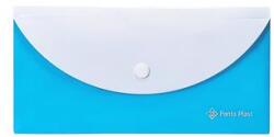 Panta Plast Калъф за документи, 250x140 mm, PP, патент, два джоба, PANTA PLAST, неоново синьо 0410-0089-03 (0410-0089-03)
