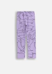 Mokida Gyerek hosszú leggings lila lány kutyákkal 116 Mokida WM6 (5904986690079)