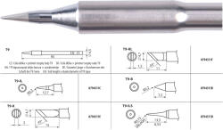 Extol накрайник за запояване t9-b за поялник 8794511