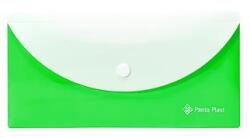 Panta Plast Папка за документи, 250x140 mm, PP, патент, два джоба, PANTA PLAST, неоново зелено 0410-0089-04 (0410-0089-04)
