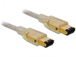 Delock 1 метър FireWire свързващ кабел (6/6 пина)