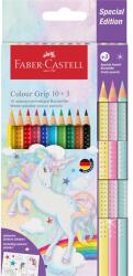 Faber-Castell Grip 2100 Еднорог 10+3 триъгълни цветни молива FC201542 (FC201542)