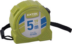 Extol измервателна лента с 1 спирка; 5 м x 19 мм