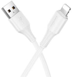 hoco. iPhone 14 Plus / 14 Pro Max / 14 Pro HOCO X120 кабел за данни USB - Lightning, 100 см, БЯЛ (X120_L_W)