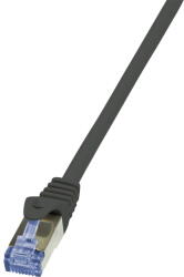 LogiLink Пач кабел PrimeLine, Cat. 7 кабел, S/FTP, черен, 30 м
