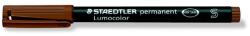 STAEDTLER Безалкохолен маркер, OHP, 0, 4 mm, STAEDTLER "Lumocolor 313 S", кафяв 313-7 (313-7)