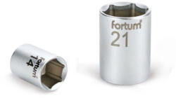 Fortum муфа 1/2", 34 мм, 61CrV5, матов хром; дължина 44 мм FORTUM