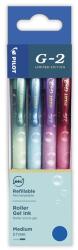 Pilot Bubble G2 2025 4 бр. /пак 0, 7 мм ролкова топка със синьо мастило 449065 (449065)