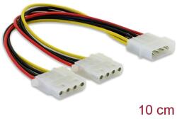Delock Кабел Delock - 82100 (1 x 4 пина molex мъжки - 2 x 4 пина molex женски, 11cm) (82100)