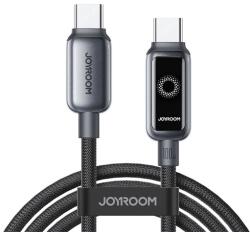 JOYROOM STARFLIGHT кабел за данни Type-C - Type-C, 120 см, ЧЕРЕН S-A55 C-C 100W 1.2 BLACK (S-A55 C-C 100W 1.2 BLACK)