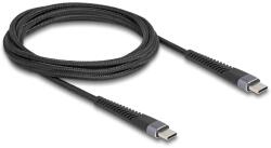 Delock USB 2.0 кабел USB Type-C мъжки към мъжки с разширена защита от огъване 60 W 2 m