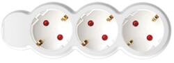 Somogyi Elektronic Начало by Somogyi NV 3K/WH/1, 5 3-проводен електроконнектор, 1, 5 метра 3X1, 5MM2 проводник (NV 3K/WH/1,5)