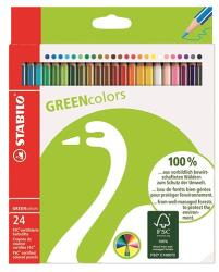 STABILO Greencolors 24бр. комплект цветни моливи 6019/2-24 (6019/2-24)