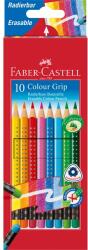 Faber-Castell Grip триъгълна гума комплект от 10 цветни молива FC116613 (FC116613)