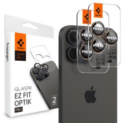Spigen iPhone 16 Pro Max SPIGEN OPTIK PRO защитно стъкло за камерата 2бр. 9H, само за обектива, ИТАЛИАНСКО СИВО AGL08862 (AGL08862)
