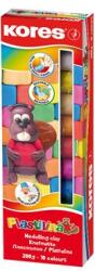 Kores Пластелин, 200 г, 10 цвята, KORES "Plastilina" 34010 (34010)