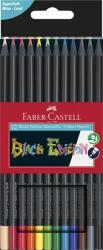 Faber-Castell Комплект цветни моливи, триъгълни, FABER-CASTELL "Black Edition", 12 различни цвята 116412 (116412)