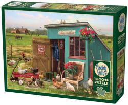 Cobble Hill Puzzle Cobble Hill din 1000 de piese - Cotcodăcelul fericit (40189) Puzzle