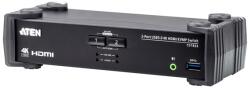 ATEN Превключвател KVMP на ATEN USB 3.2 Gen1, 4K HDMI, 2 порта CS1822-AT-G (CS1822-AT-G)