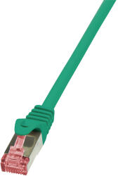 LogiLink Пач кабел PrimeLine, Cat. 6, S/FTP, зелен, 3 м