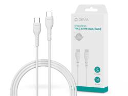 DEVIA usb type-c - usb type-c КАБЕЛ ЗА ПРЕНОС НА ДАННИ И ЗАРЕЖДАНЕ С 1 М КАБЕЛ - КАБЕЛ ОТ СЕРИЯ kinkinone type-c КЪМ type-c - 60 w, БЯЛ st379543 (st379543)