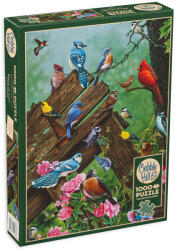 Cobble Hill Puzzle Cobble Hill din 1000 de piese - Păsări de pădure (40167) Puzzle