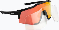  Ochelari de protecție pentru ciclism 100% Speedcratf Soft tact negru/roșu ultra-rosu oglindă multistrat 60007-00008