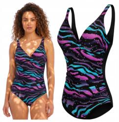Ercole Női Egyrészes Fürdőruha Jelmez 44 2XL Plus Size Monokini (Strój kąpielowy jednoczęściowy damski E6-F44)