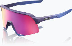  Ochelari de soare 100% S3 satin storm metallic/purple mirror